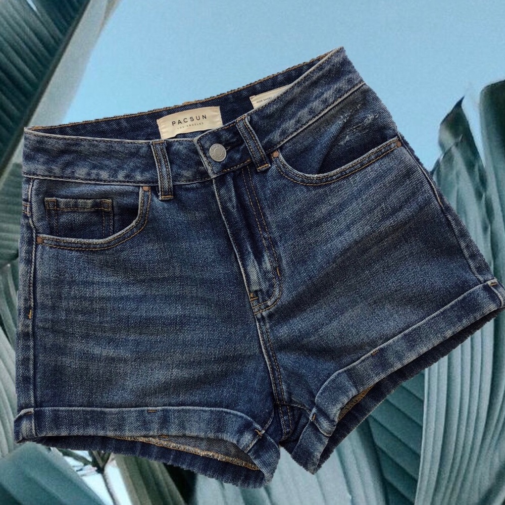 PACSUN High Waist Mom Shorts
